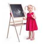 Tabla magentica de scris 3 in 1 din lemn Goya Natur Woodyland